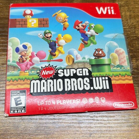 Super￼ Mario Bros. Wii Nintendo Wii Working Tested - Picture 1 of 7